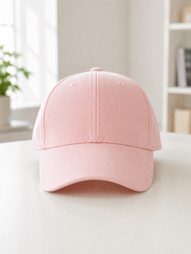 Kadın Pembe Düz Baseball Şapka görsel 2