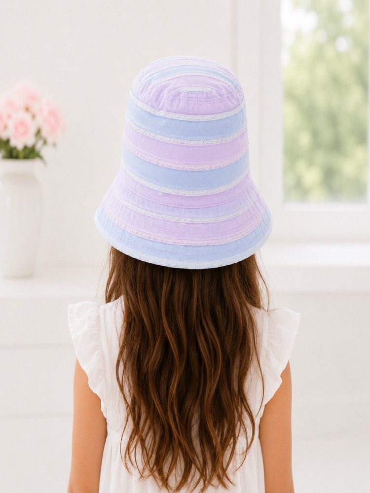 Kız Çocuk Pembe Bucket Şapka görsel 3
