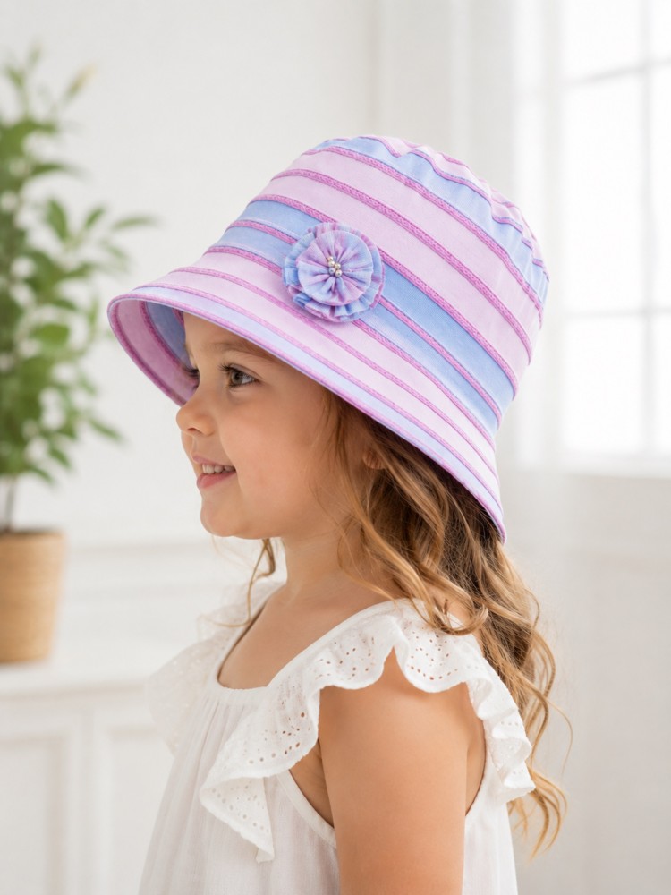 Kız Çocuk Pembe Bucket Şapka görsel 2
